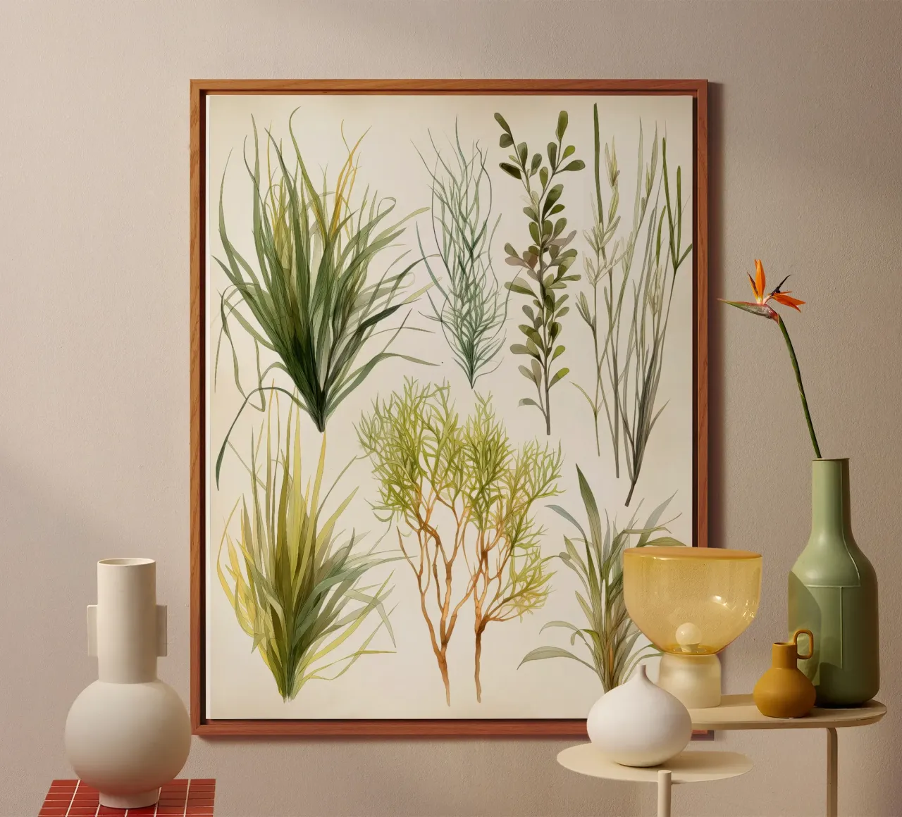 Verdant Forms forex plate by Sophia Calder Studio