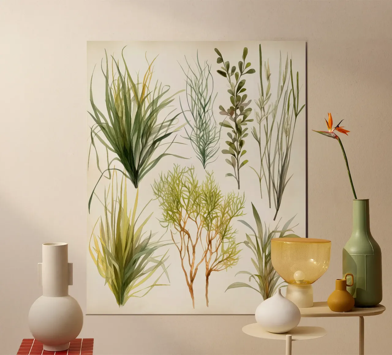 Verdant Forms poster by Sophia Calder Studio