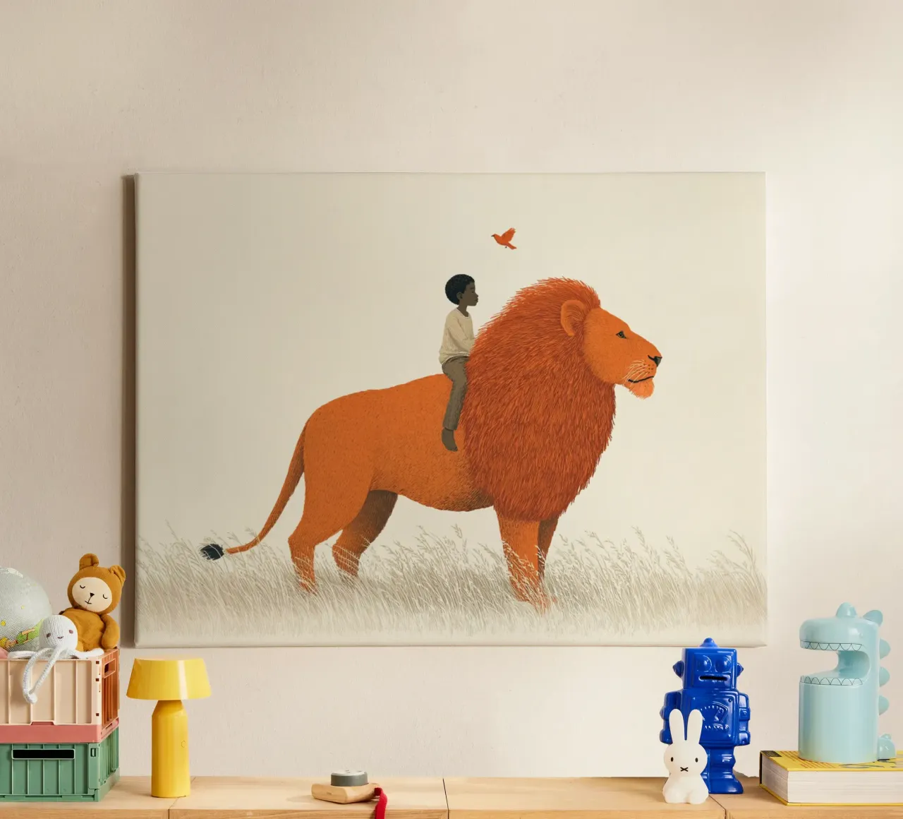 Courage of heart - strong together canvas by Fearless Friends