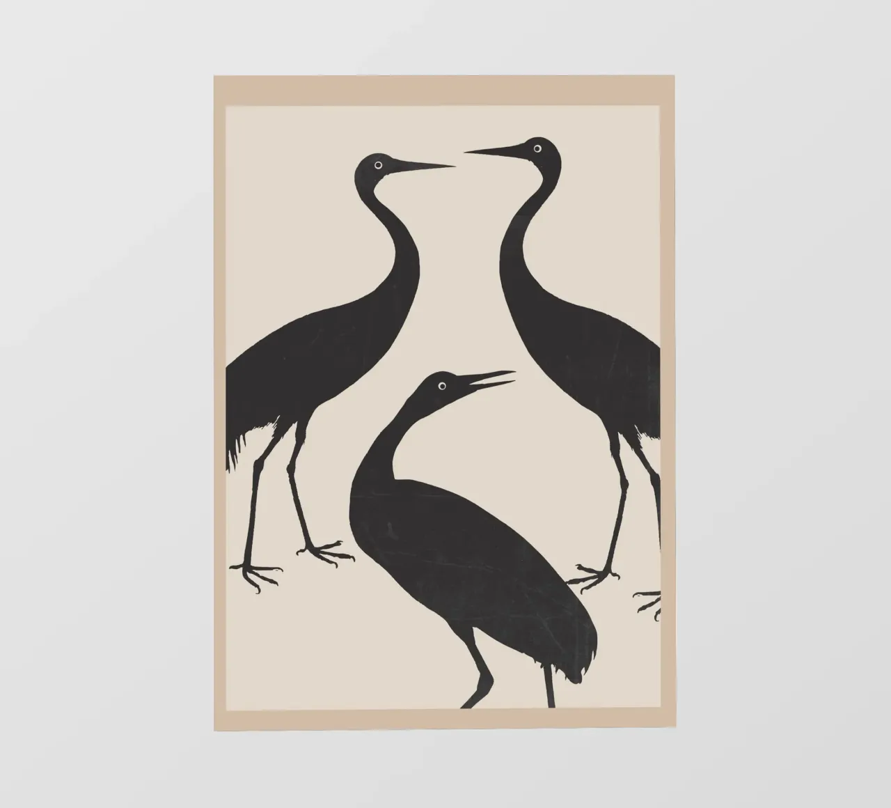 The Abstract Black Birds photo wallpaper by Nadjaa