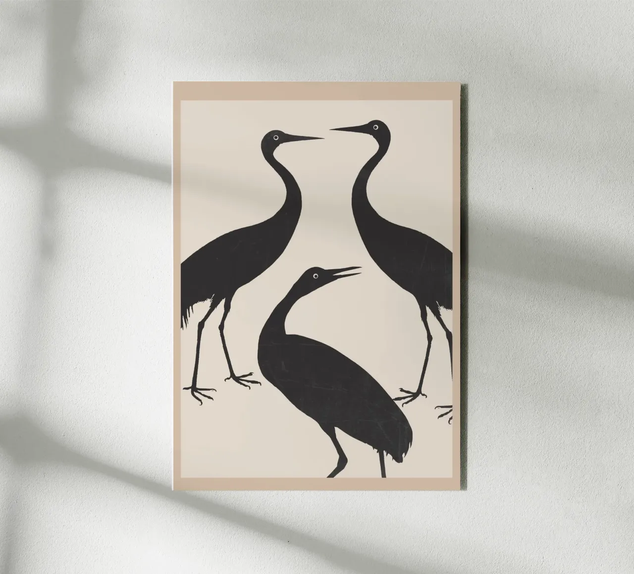 The Abstract Black Birds forex plate by Nadjaa