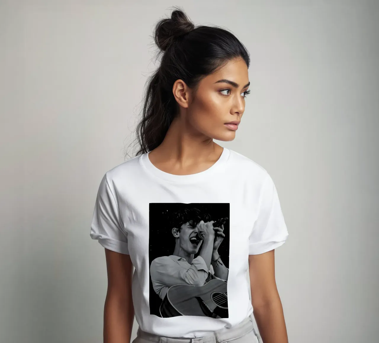 Shawn Mendes t-shirt da Low poly art