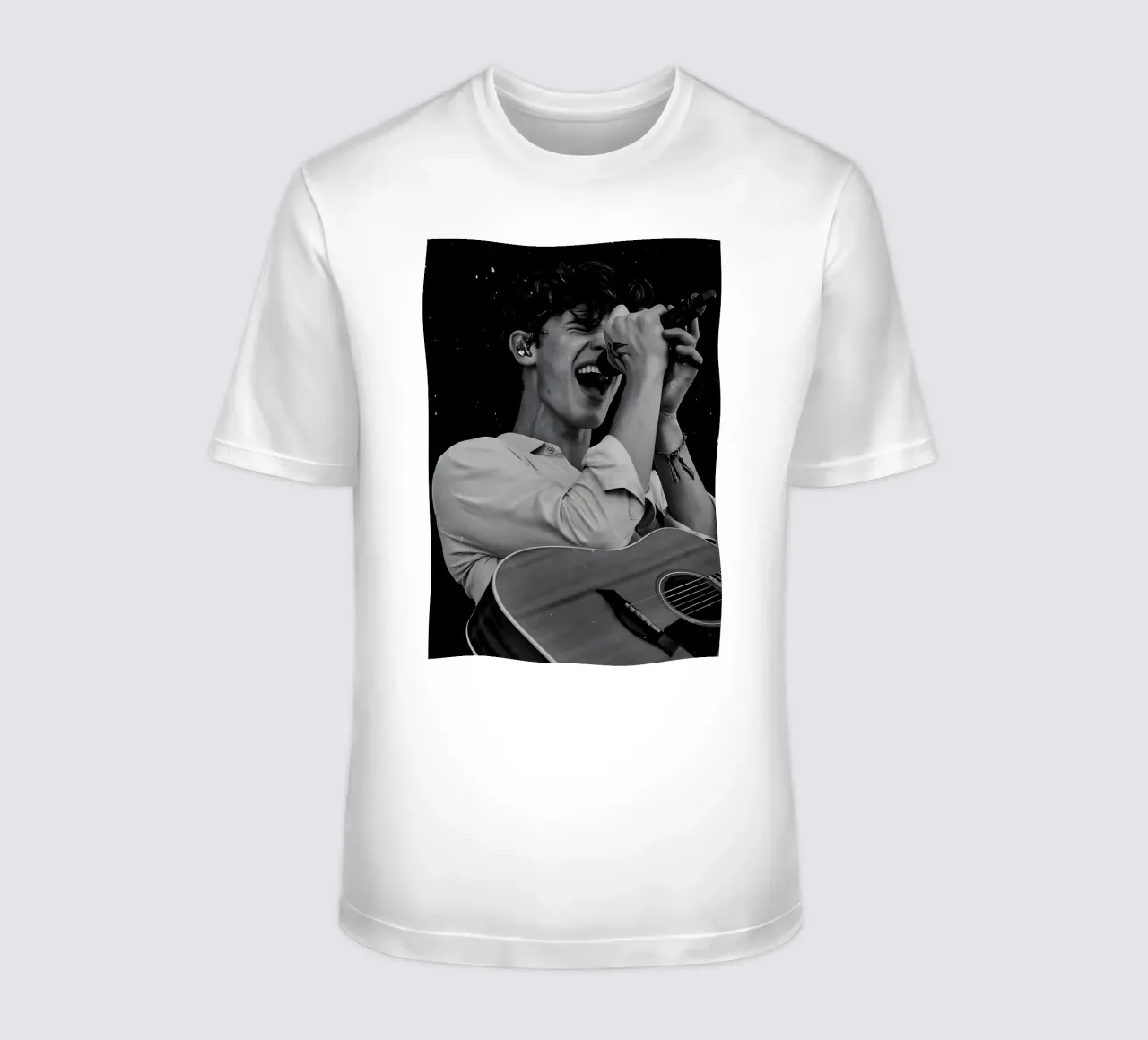 Shawn Mendes t-shirt da Low poly art