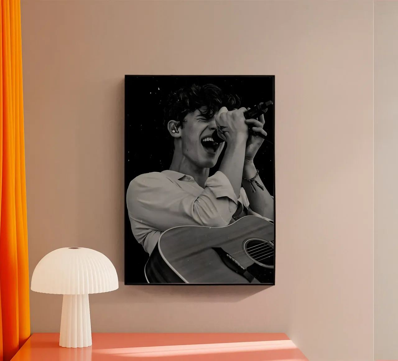 Shawn Mendes plexiglass da Low poly art