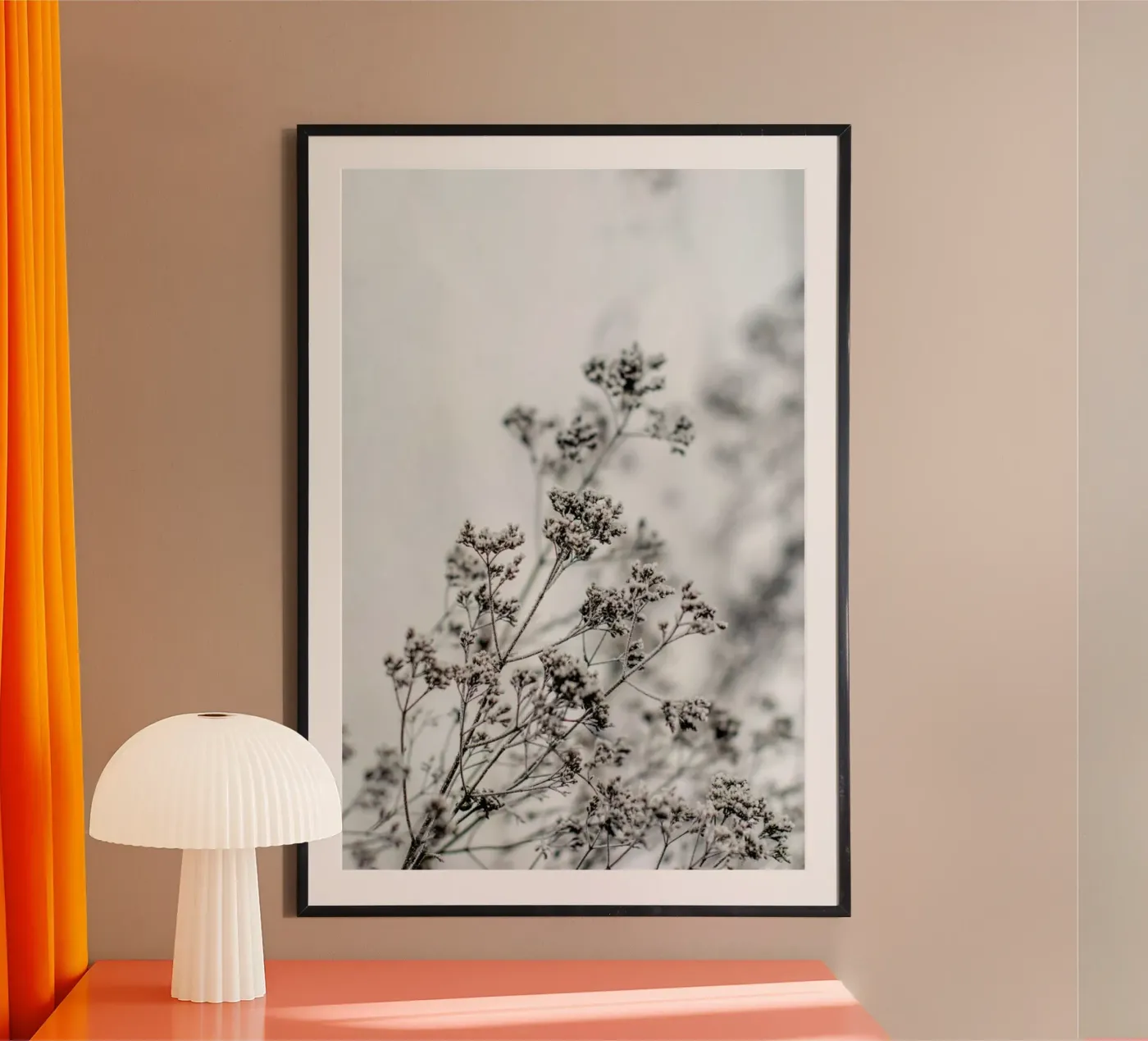 Frozen Thistle poster van EyeEm Mobile GmbH