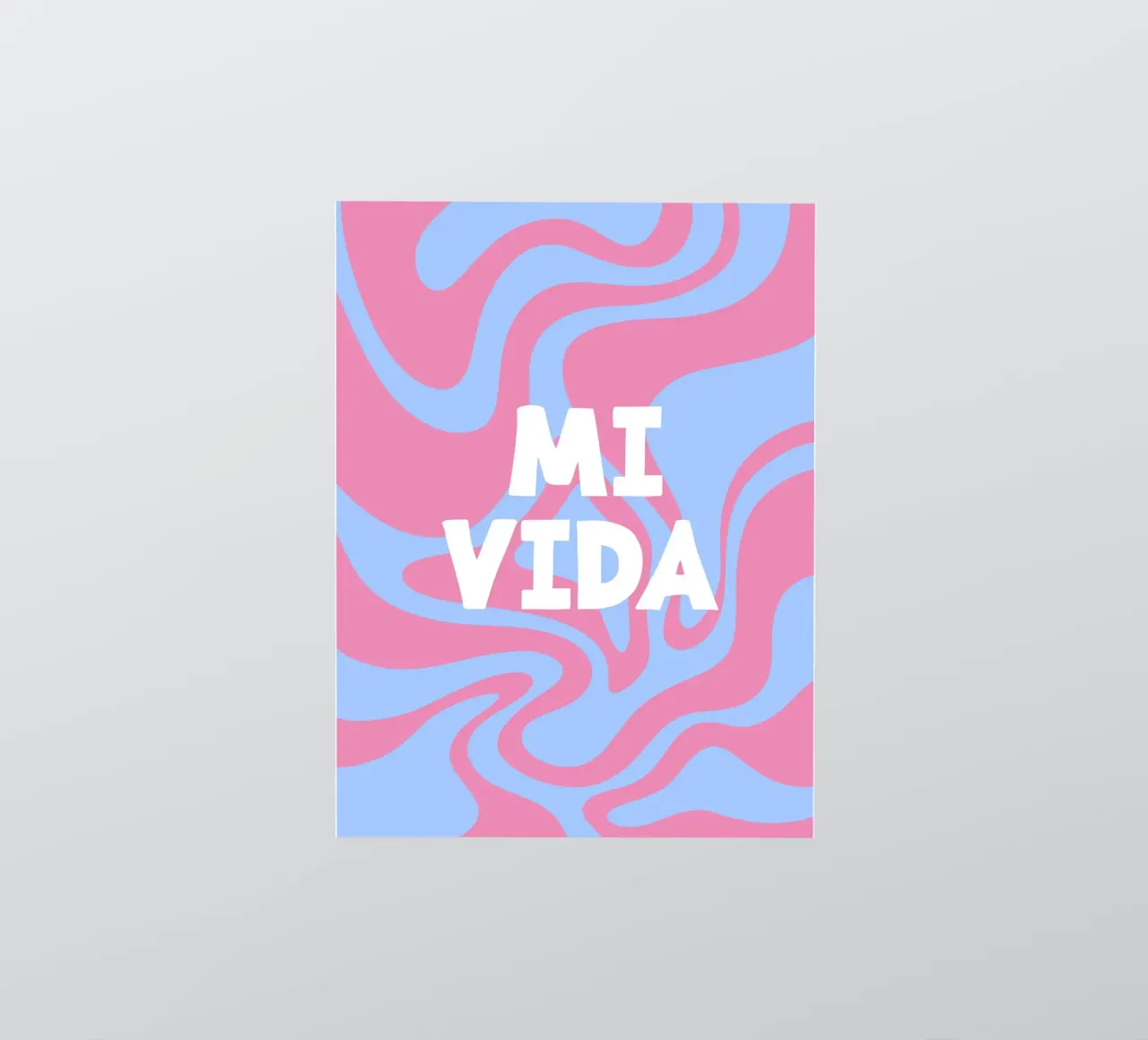 Mijn leven sticker van MODERN NUANCE