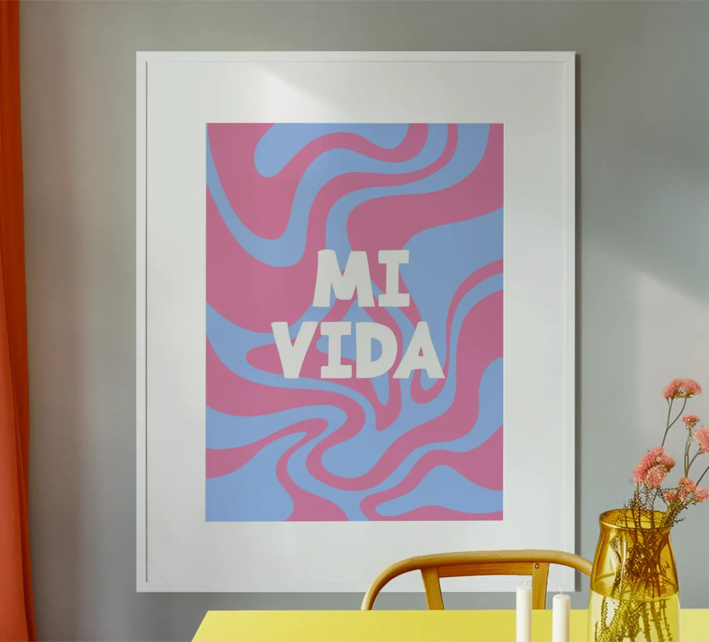 Mi Vida poster by MODERN NUANCE