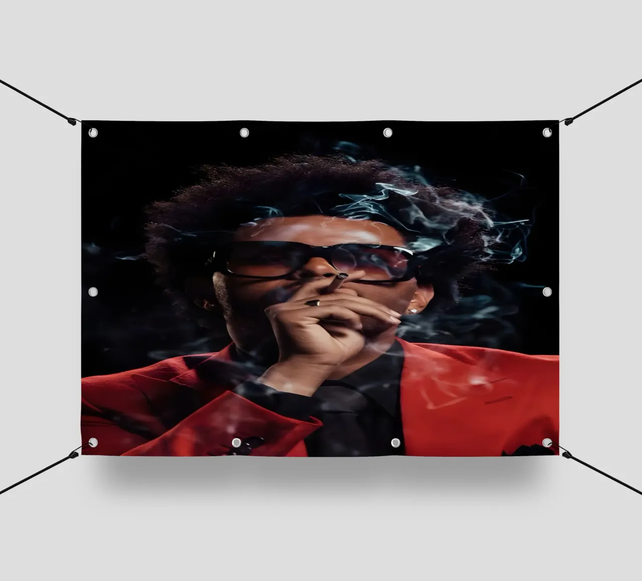 The Weeknd telo in pvc da Low poly art