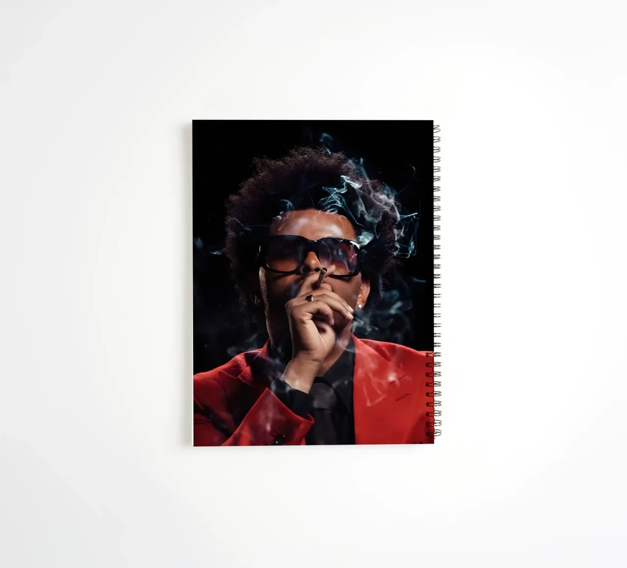 The Weeknd spiral notebook by Low poly art