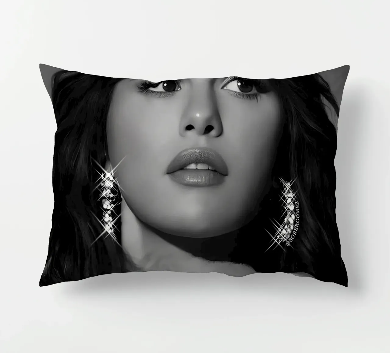 Selena Gomez cuscino da Low poly art