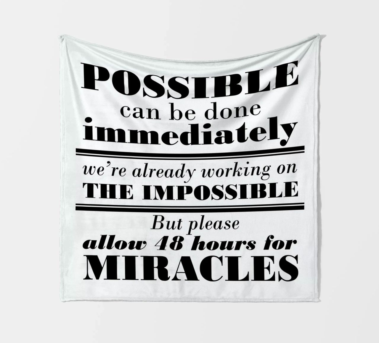 Possible Impossible Miracles coperta in pile da Mr Cup