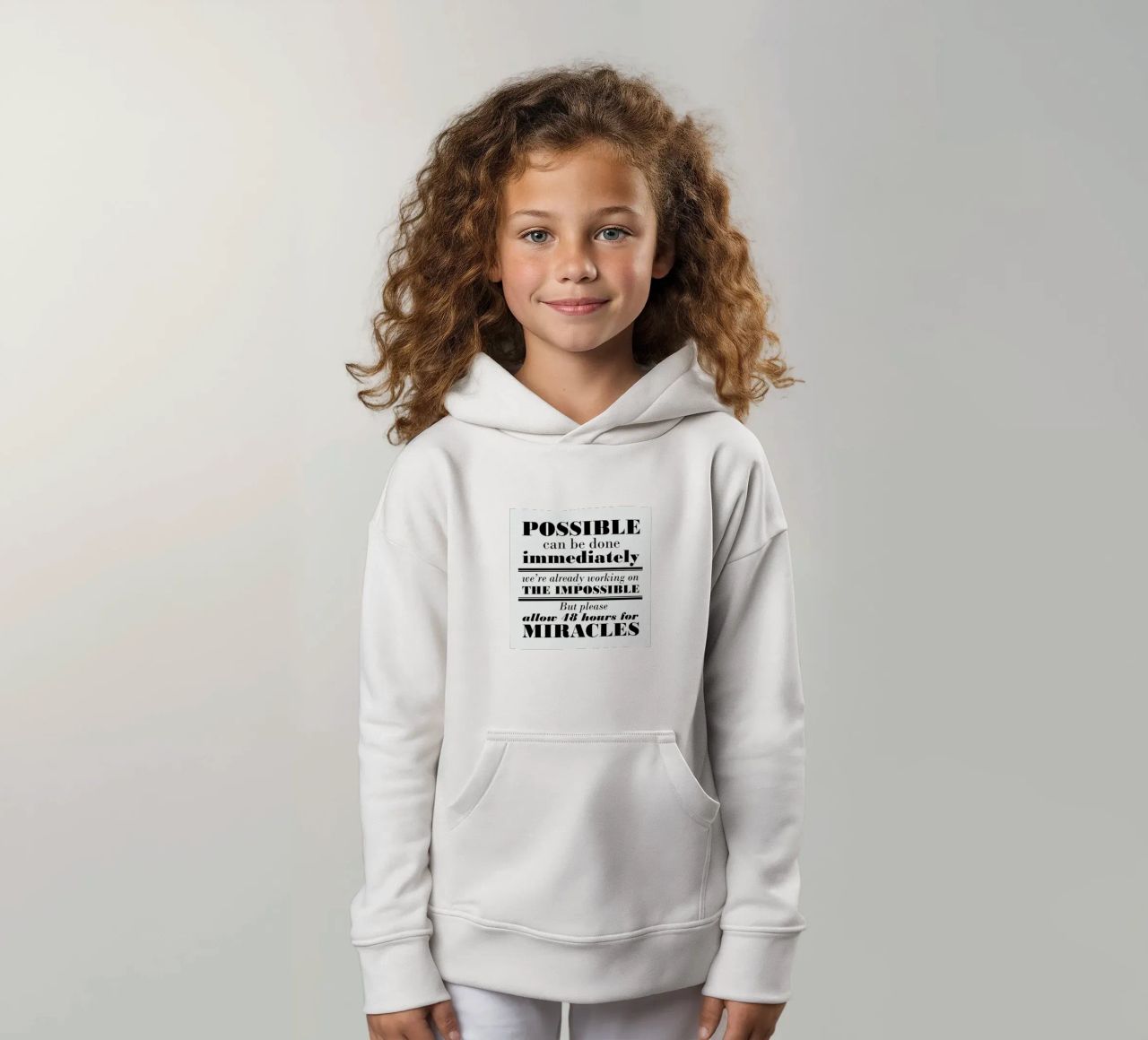 Possible Impossible Miracles felpa bambino con cappuccio da Mr Cup