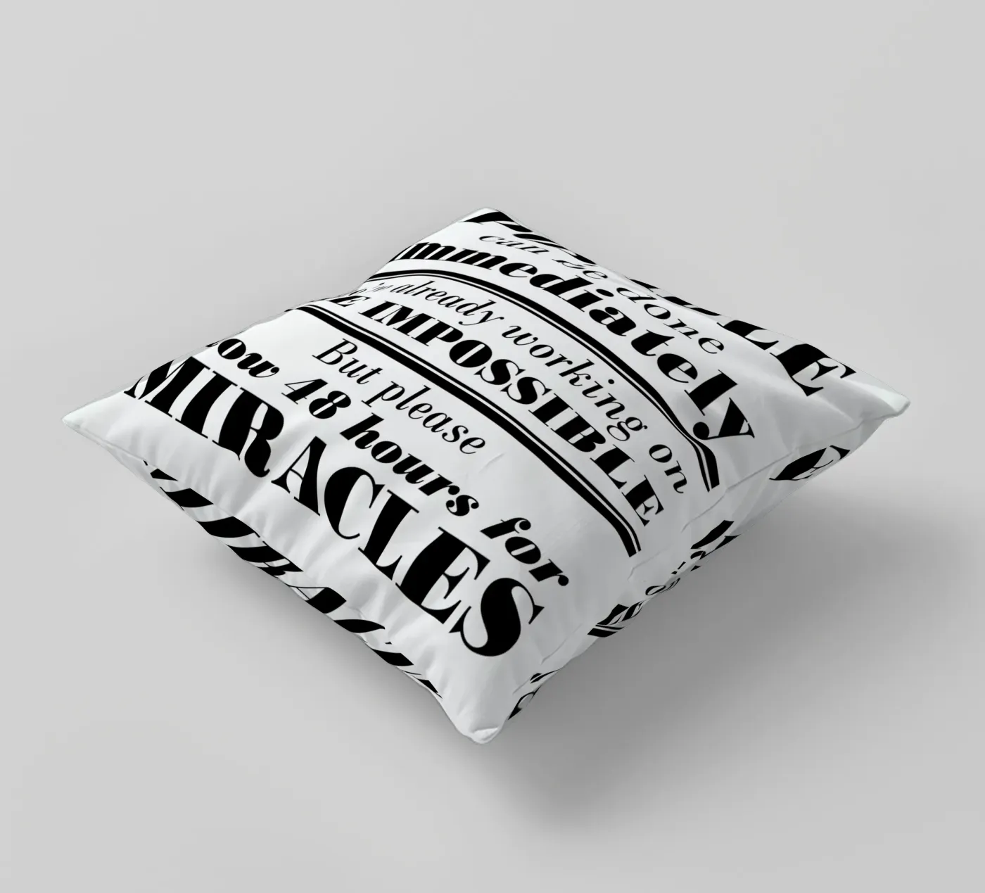 Possible Impossible Miracles kussen van Mr Cup