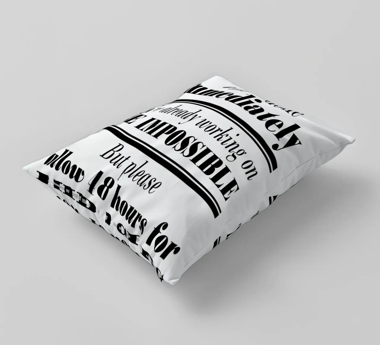 Possible Impossible Miracles cuscino da Mr Cup
