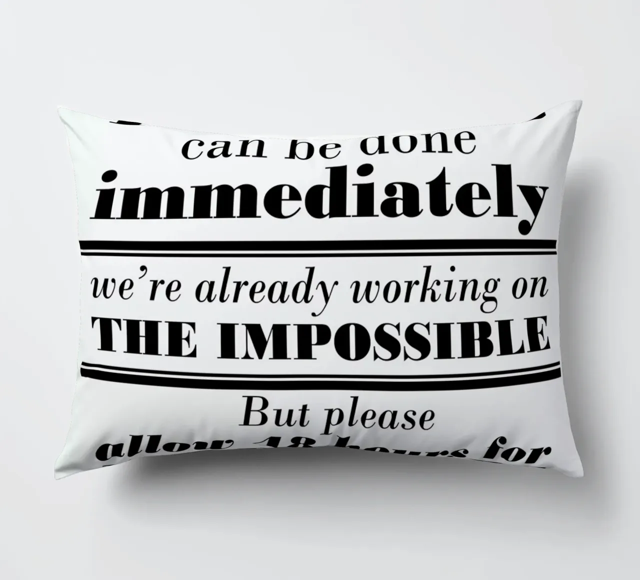 Possible Impossible Miracles cuscino da Mr Cup