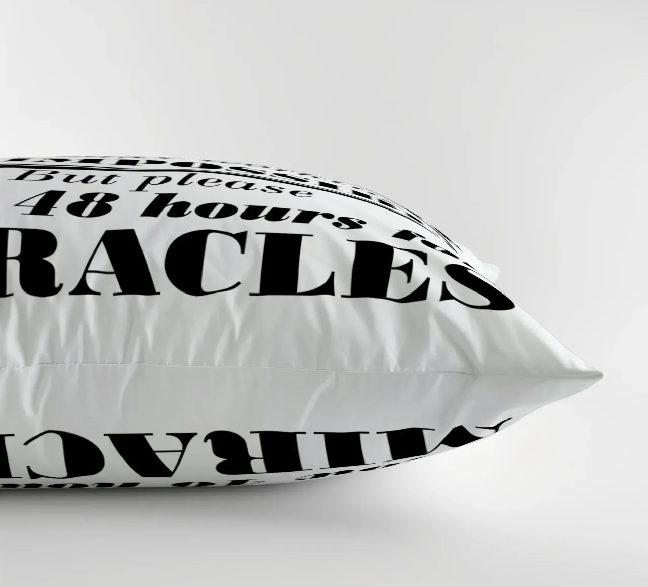 Possible Impossible Miracles cuscino da Mr Cup