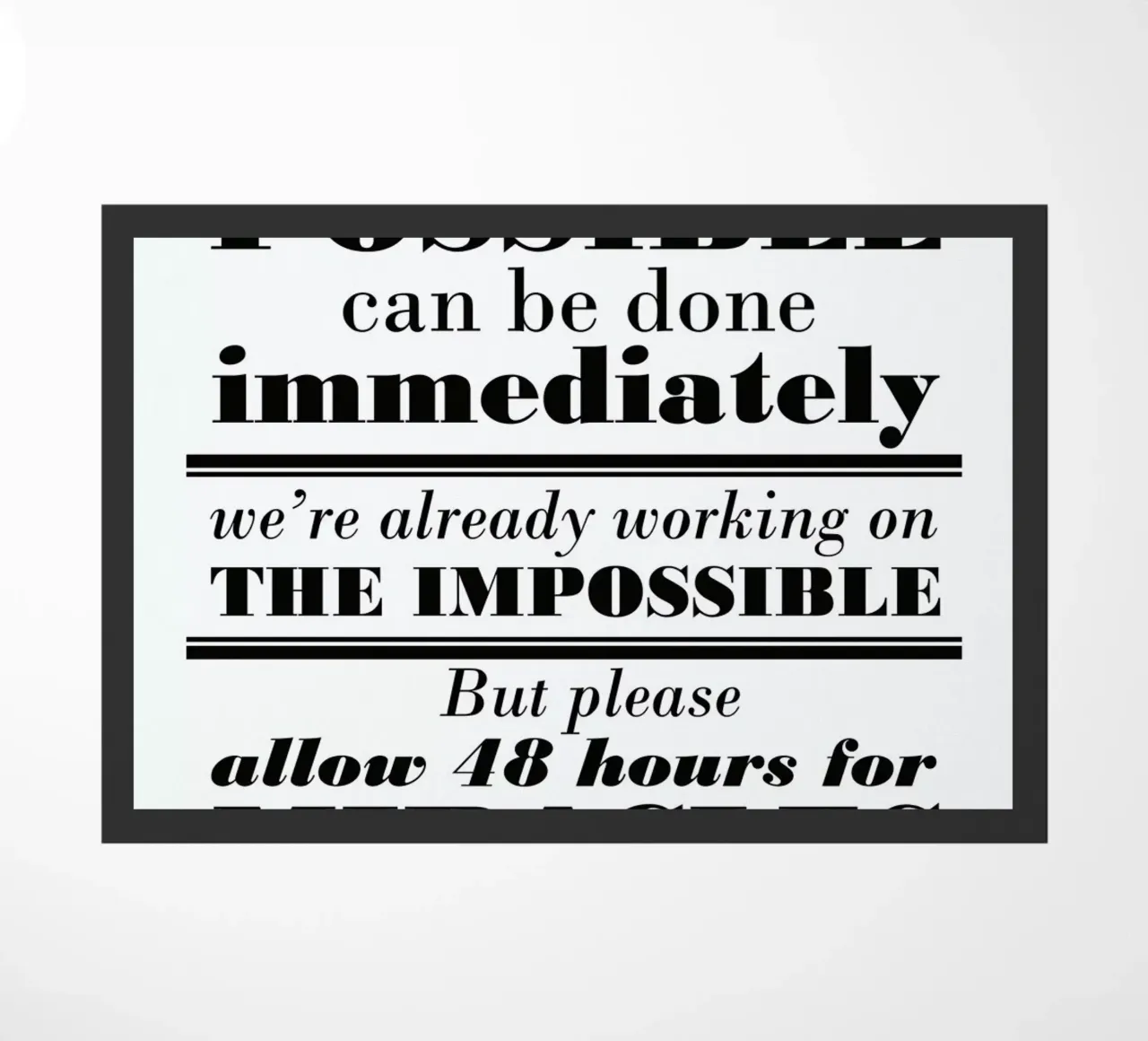 Possible Impossible Miracles zerbino da Mr Cup