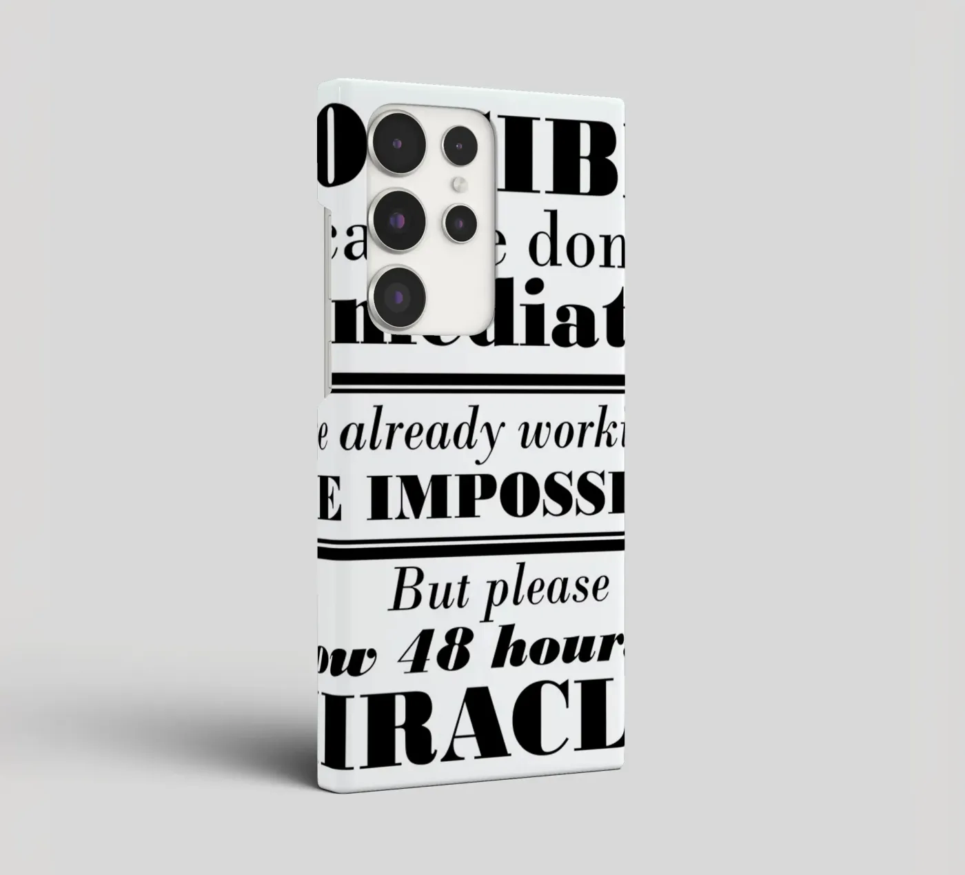 Possible Impossible Miracles cover samsung da Mr Cup