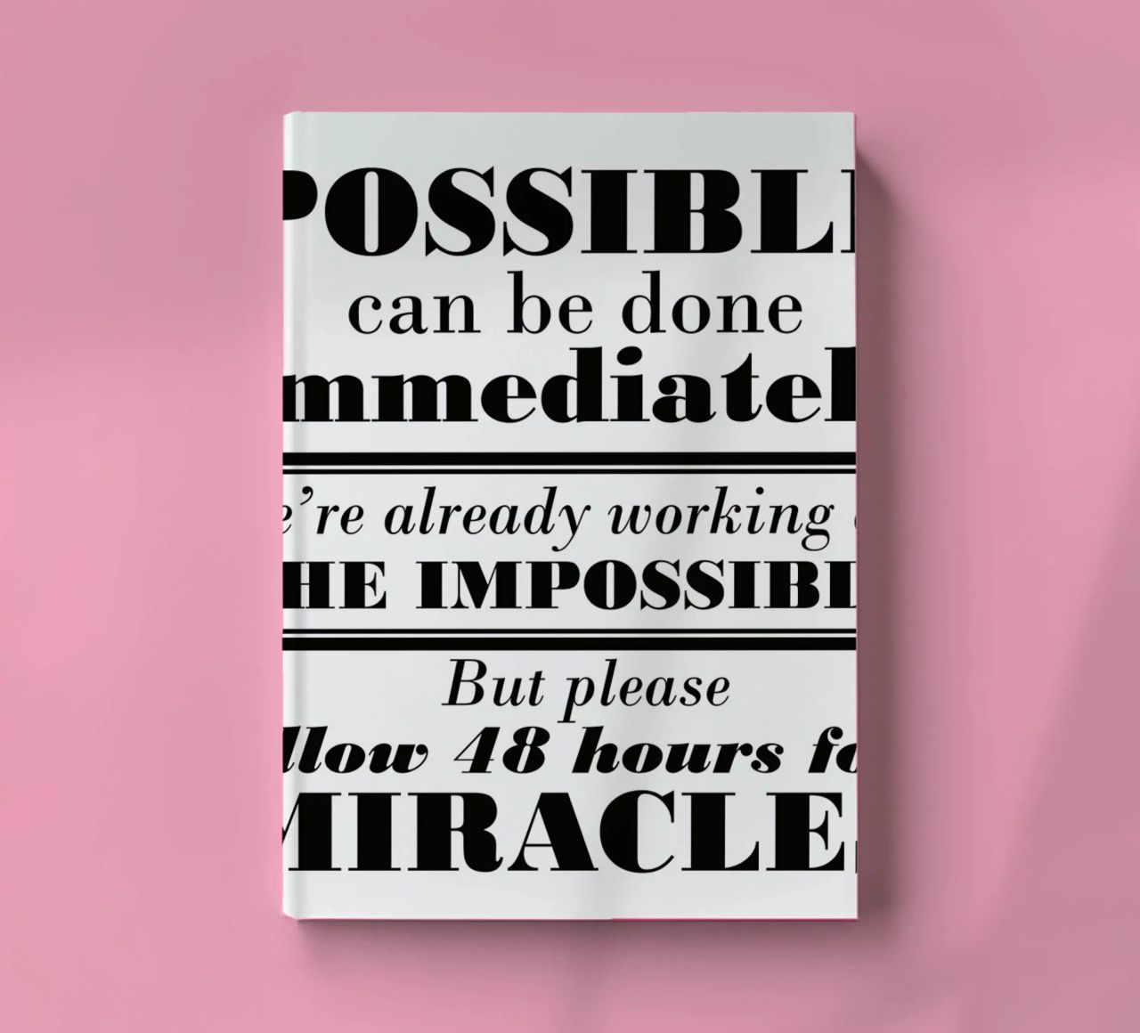 Possible Impossible Miracles diario da Mr Cup