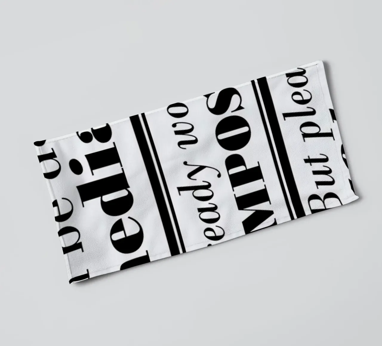 Possible Impossible Miracles towel by Mr Cup