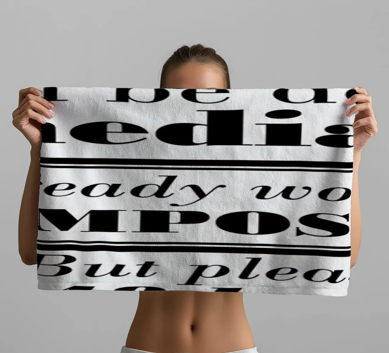 Possible Impossible Miracles towel by Mr Cup