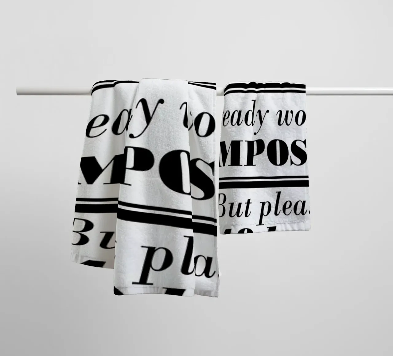 Possible Impossible Miracles towel by Mr Cup