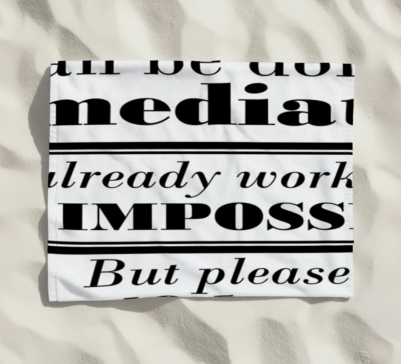 Possible Impossible Miracles telo mare da Mr Cup