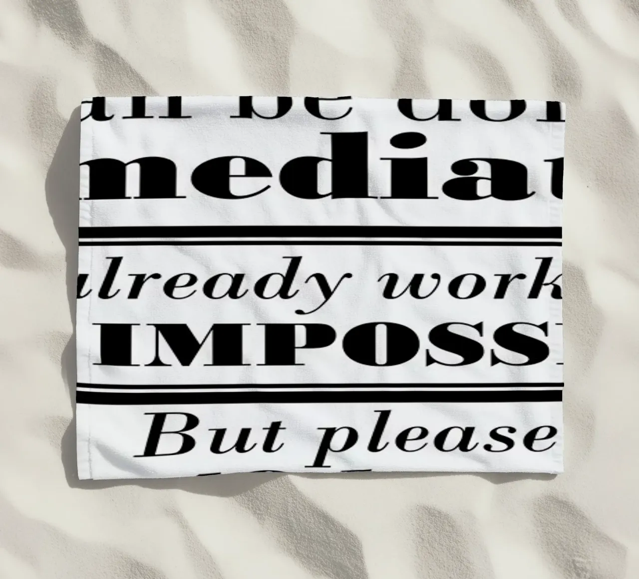 Possible Impossible Miracles telo mare da Mr Cup