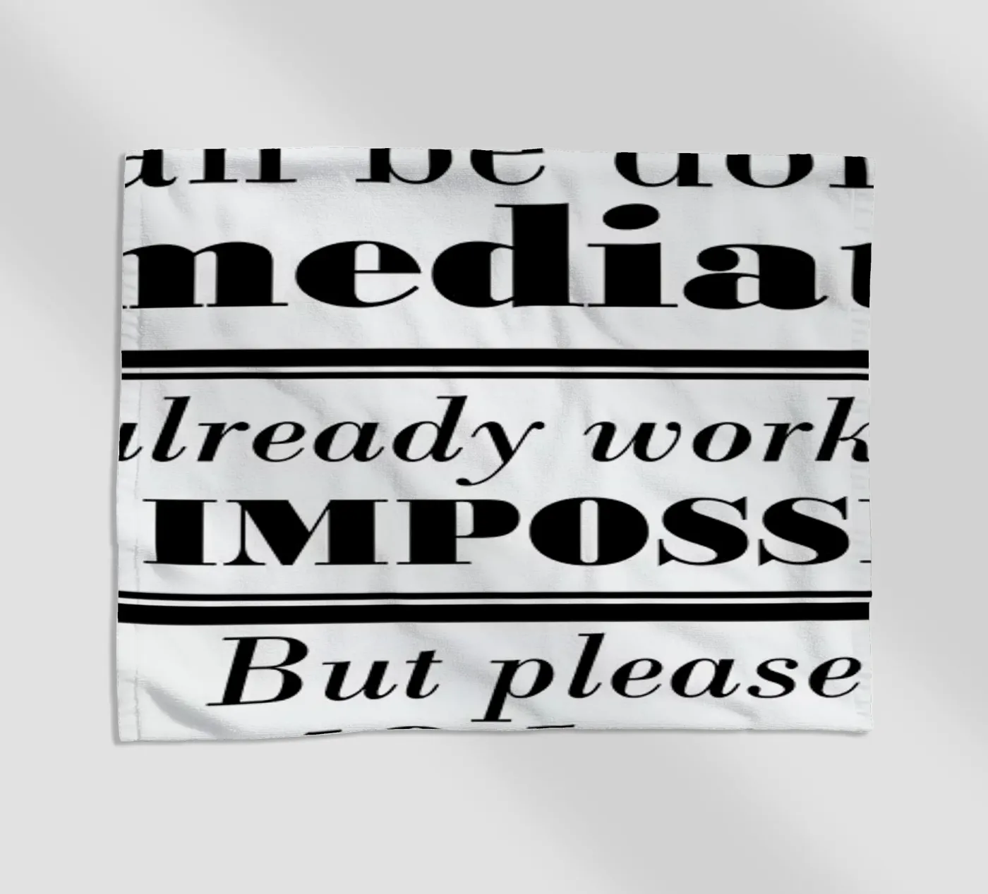 Possible Impossible Miracles serviette de plage de Mr Cup
