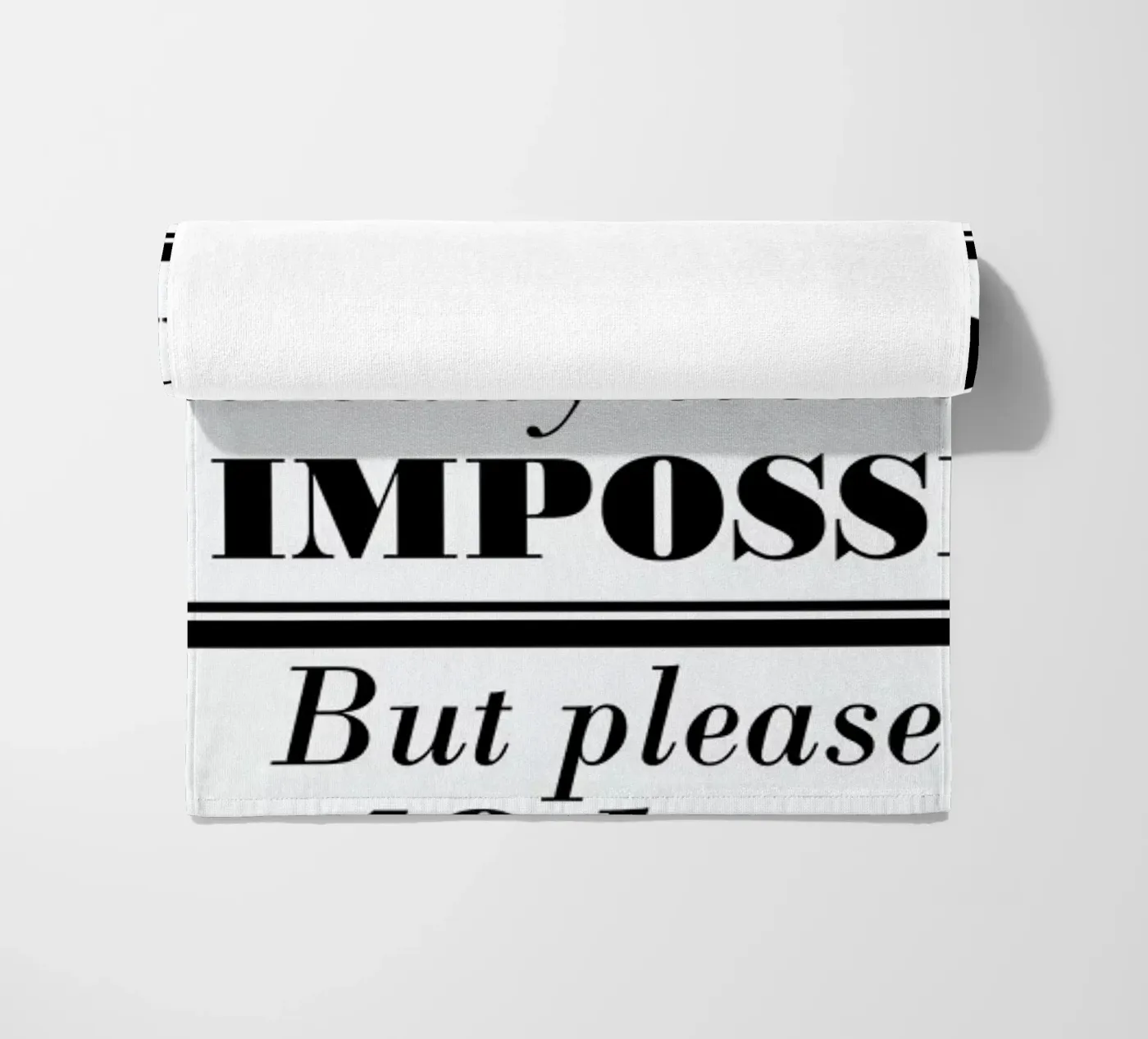 Possible Impossible Miracles serviette de plage de Mr Cup