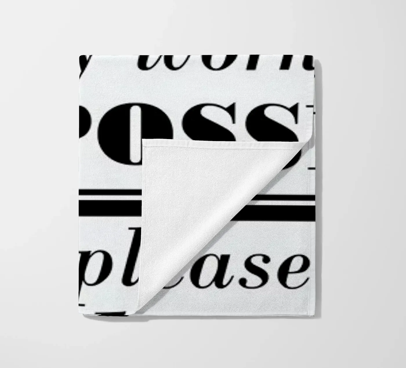 Possible Impossible Miracles serviette de plage de Mr Cup