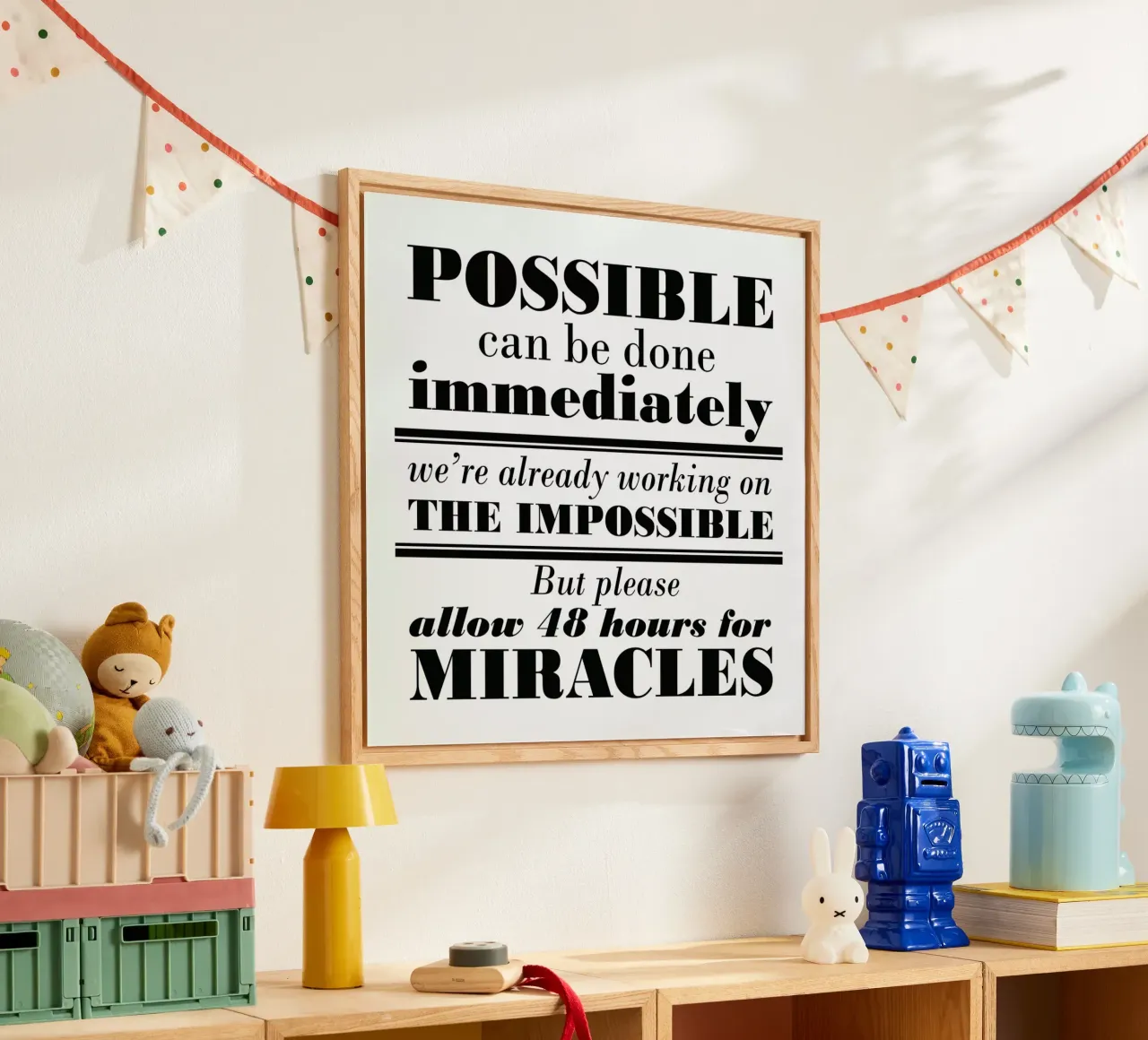 Possible Impossible Miracles Acryl-Glas von Mr Cup