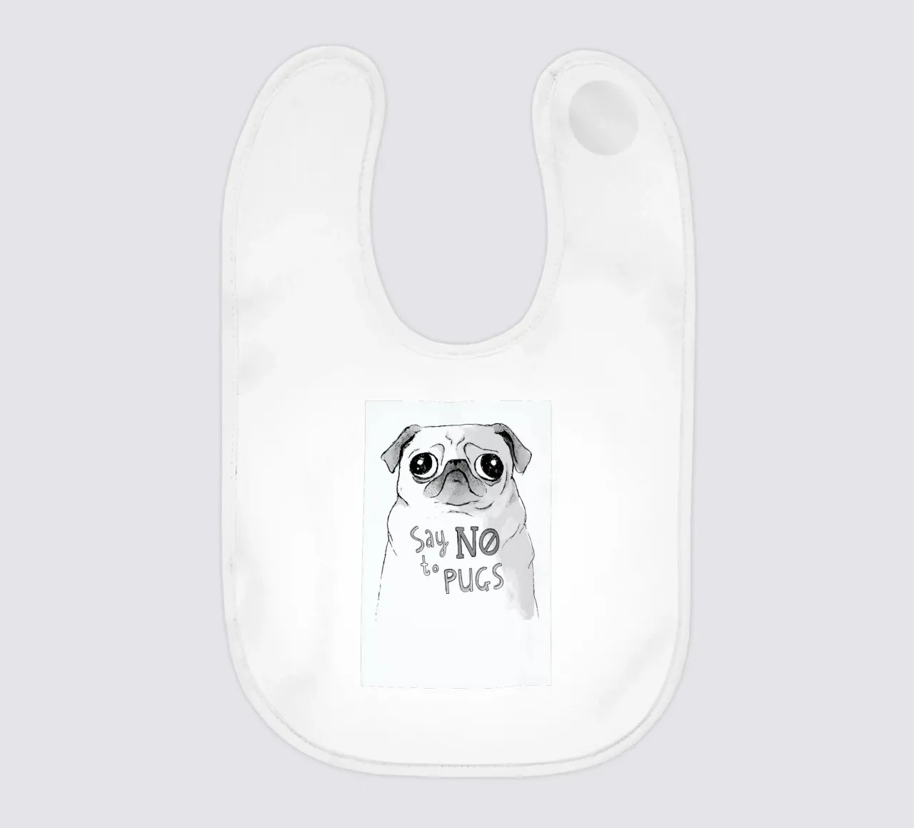 Say No to Pugs bavaglino da DinoMike