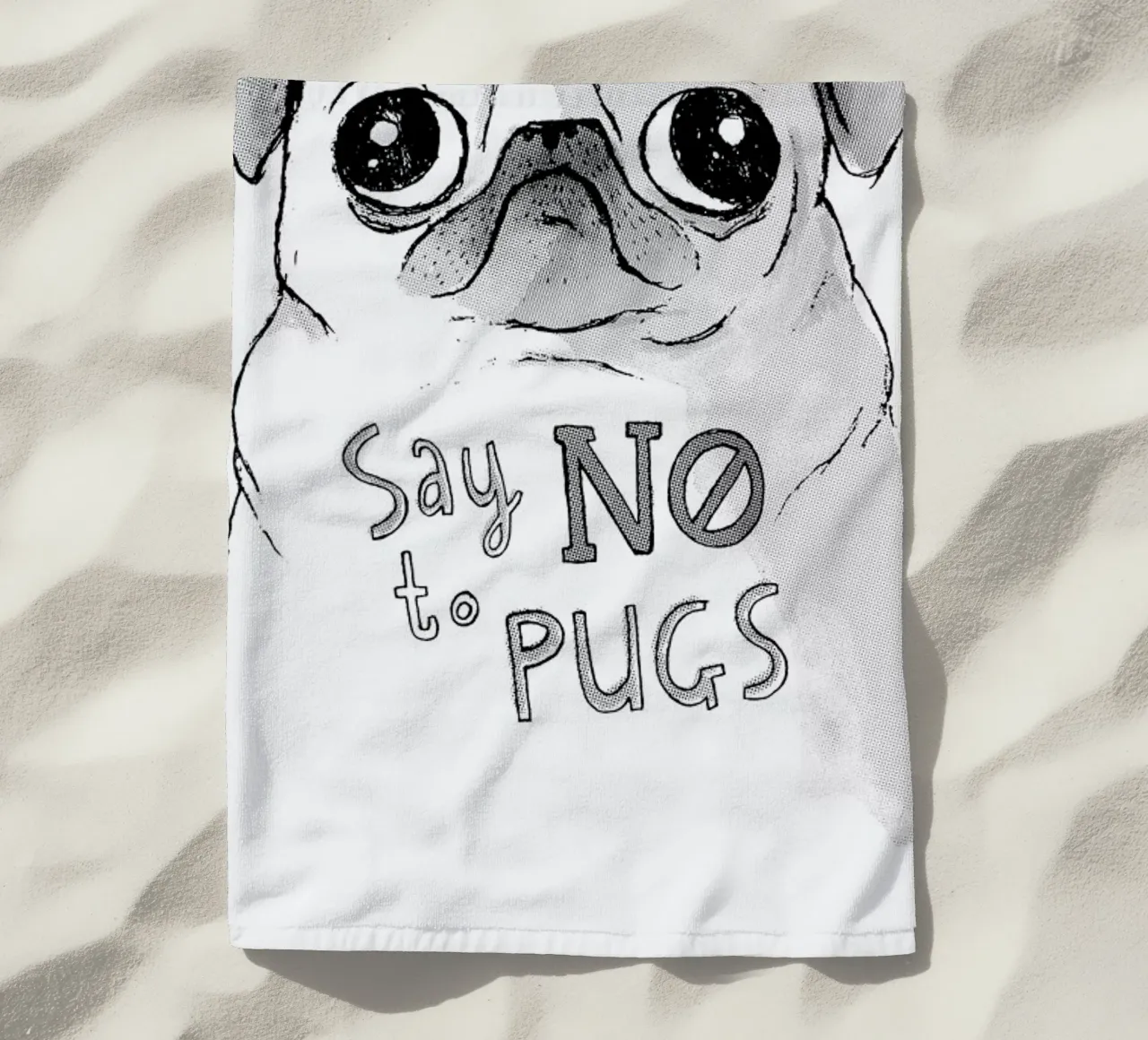 Say No to Pugs telo mare da DinoMike