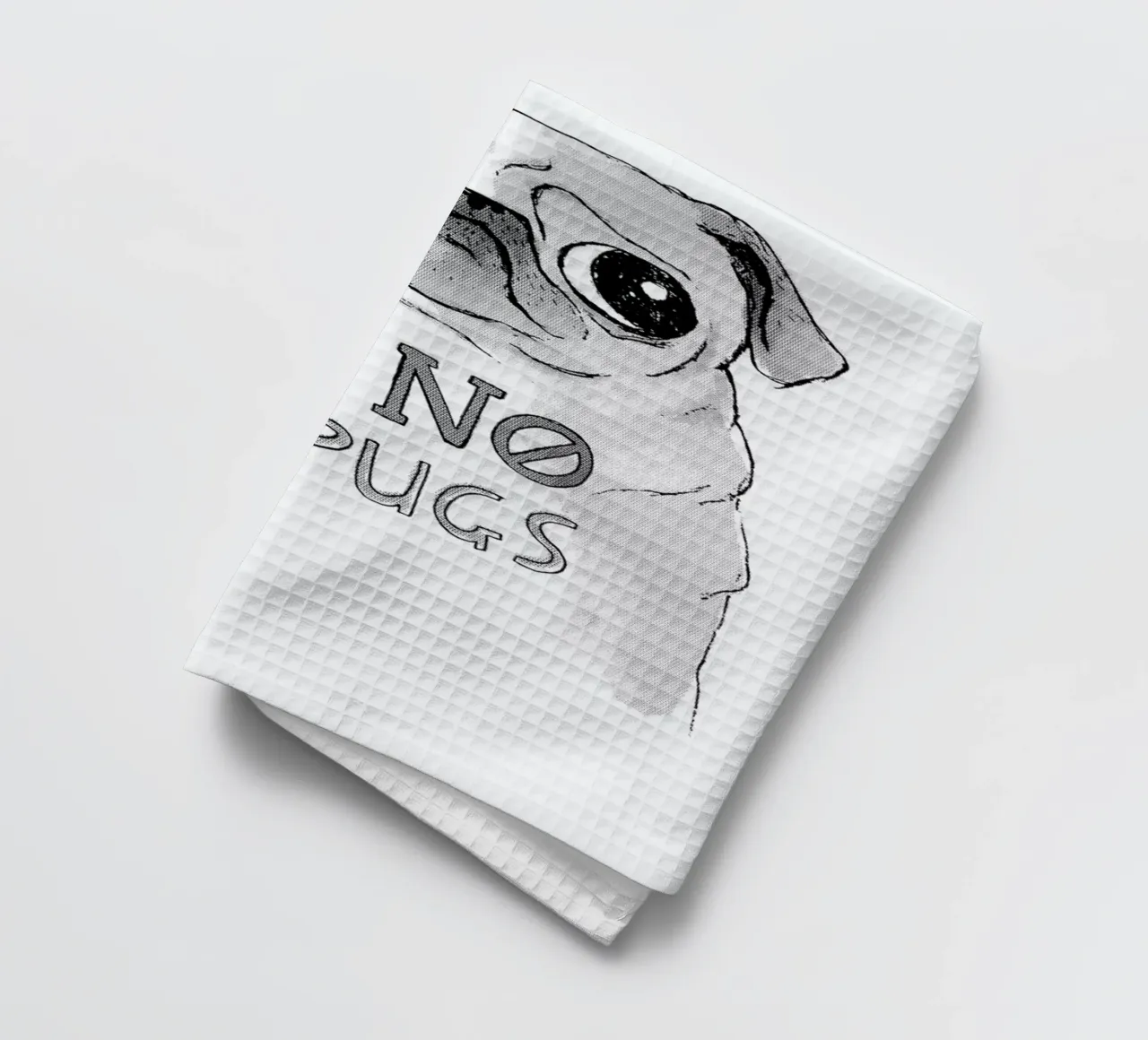 Say No to Pugs canovaccio da cucina da DinoMike