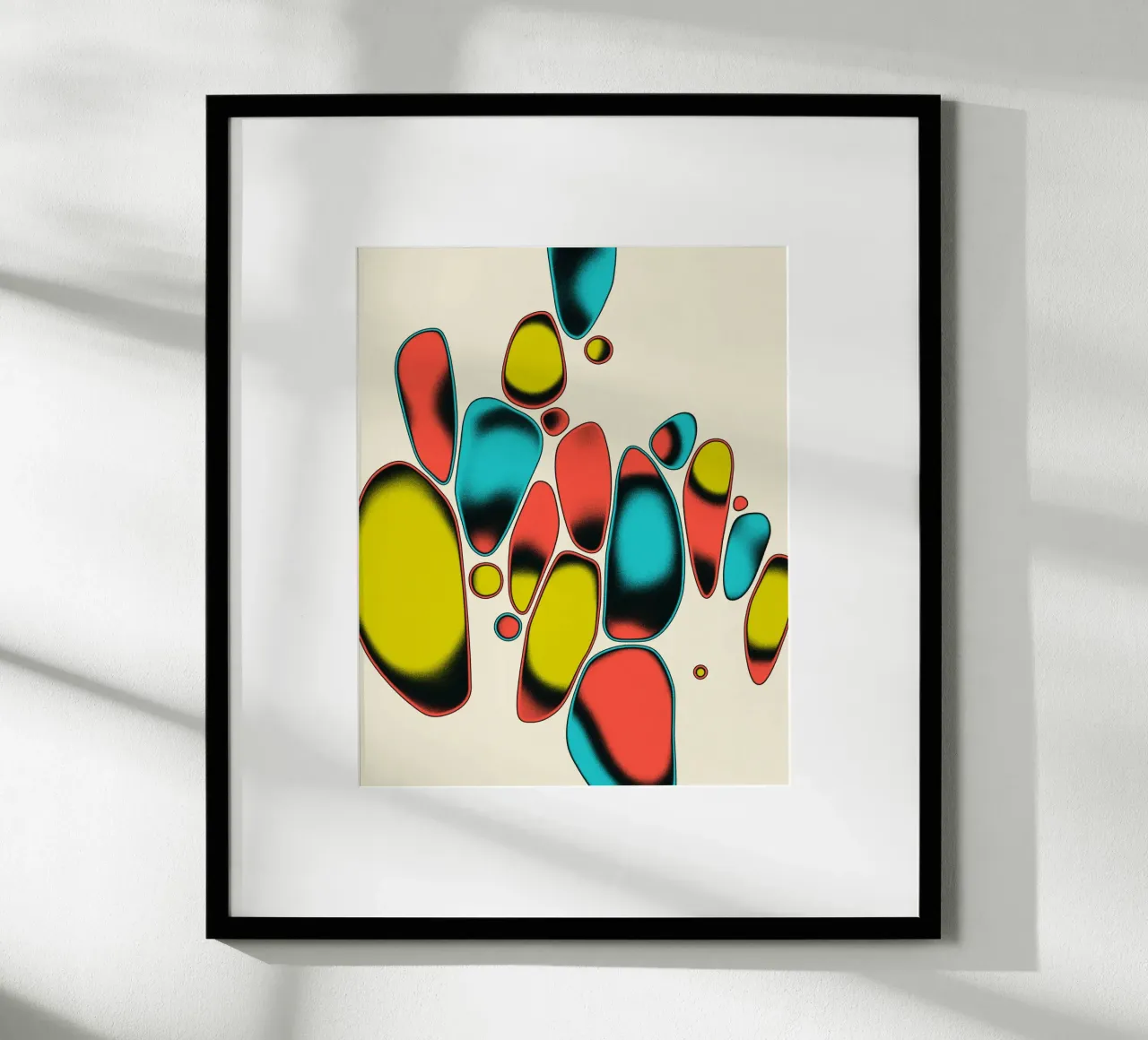 JAZZ COSMICO 2 poster con telaio in alluminio da Jazzberry Blue