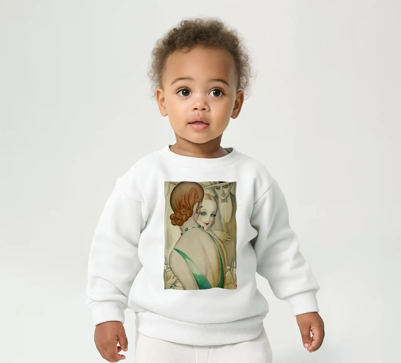 Gerda Wegener - At The Mirror sudadera de bebé de Vintage by JUNIQE