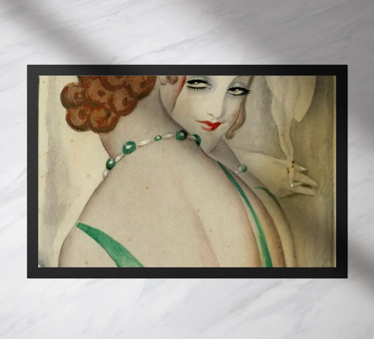 Gerda Wegener - At The Mirror zerbino da Vintage by JUNIQE