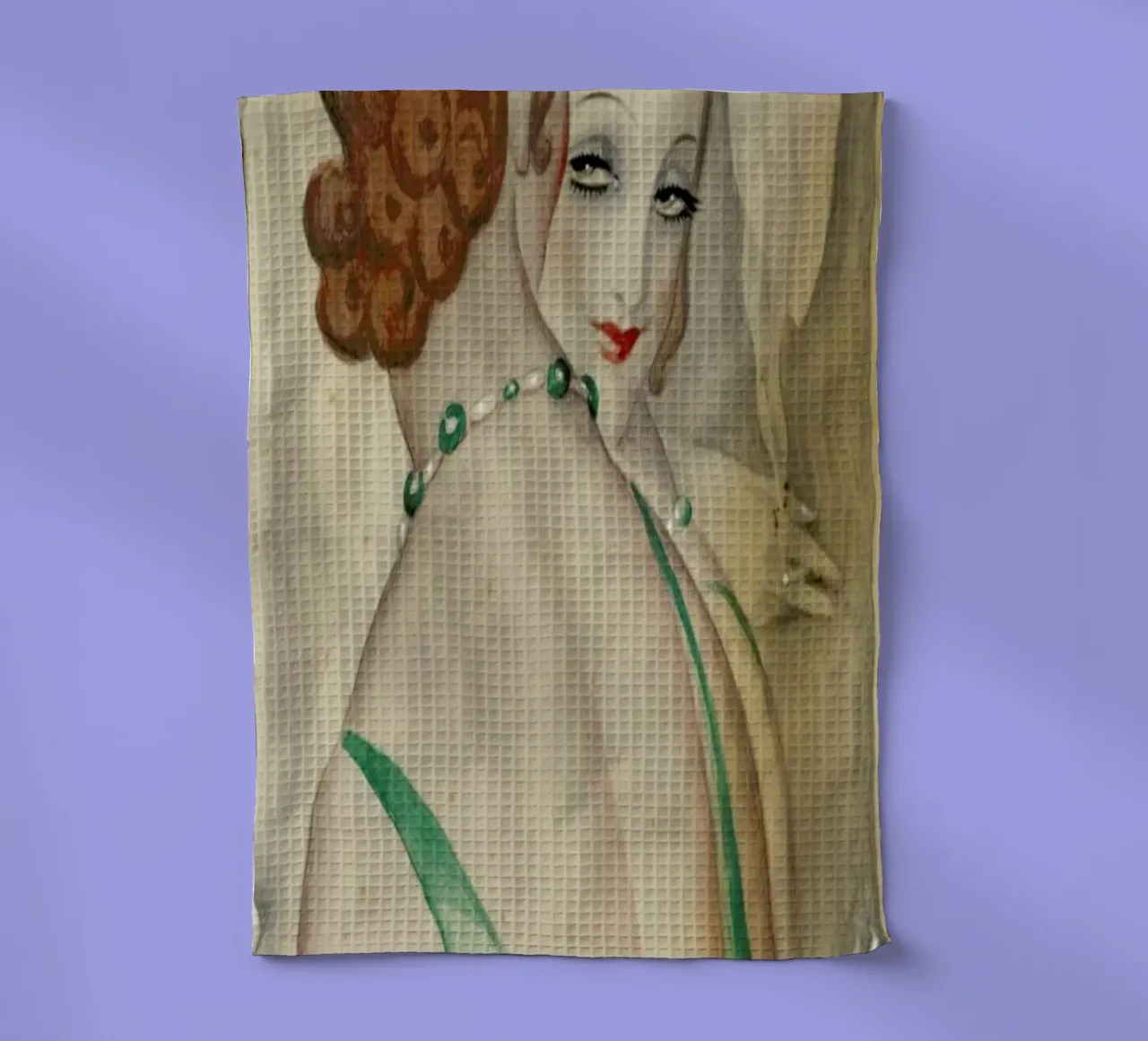 Gerda Wegener - At The Mirror torchon de Vintage by JUNIQE