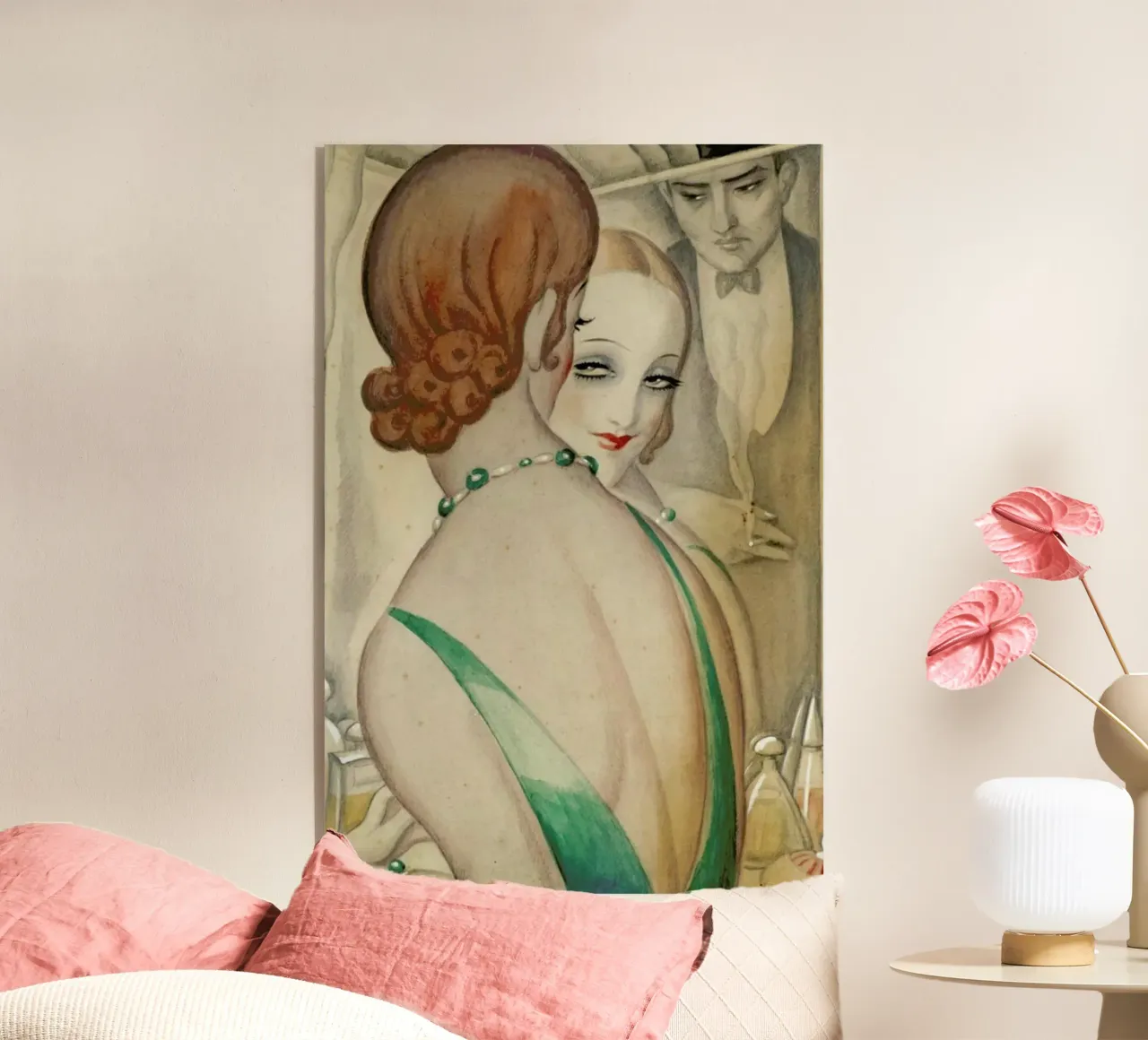 Gerda Wegener - At The Mirror plexiglass da Vintage by JUNIQE