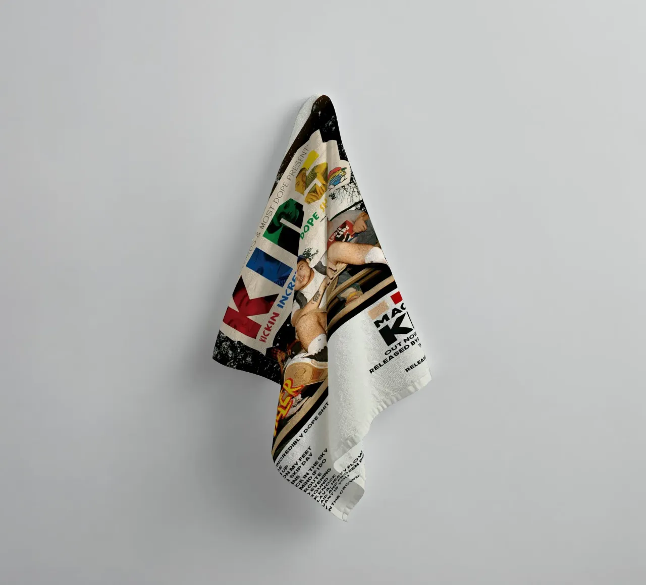 Minimalist Albums Mac Miller - Kids Poster towel by rockytamoe