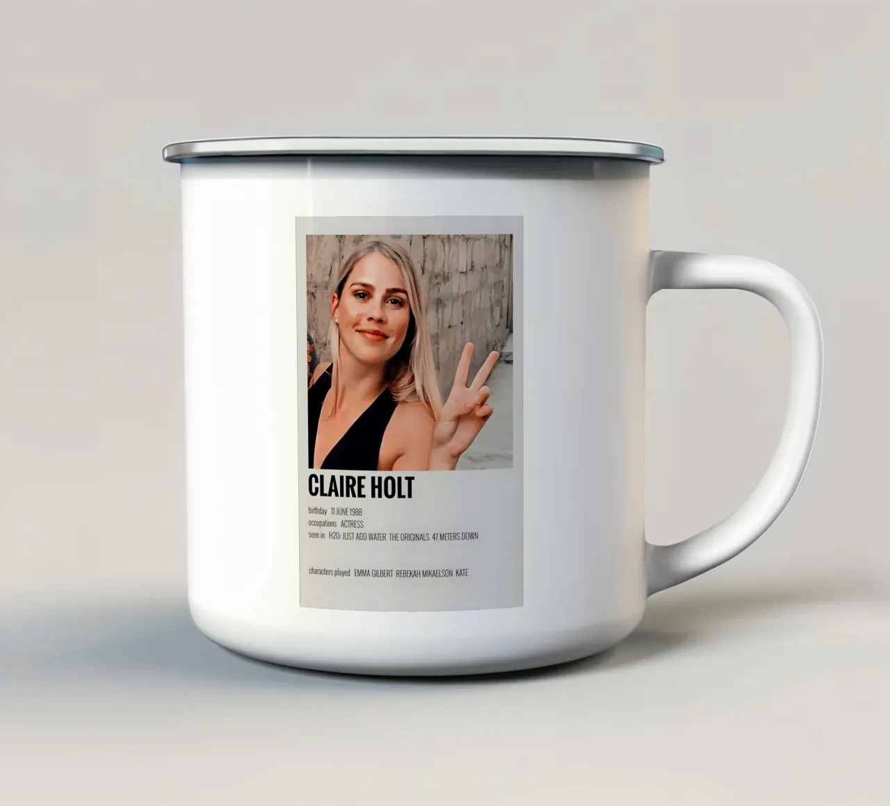 CLAIRE HOLT tazza in smalto da MVFminimalist