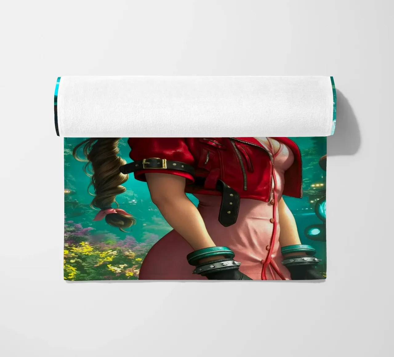 Aerith Final Fantasy VII FFVII FF7 telo mare da Fleur de Lys