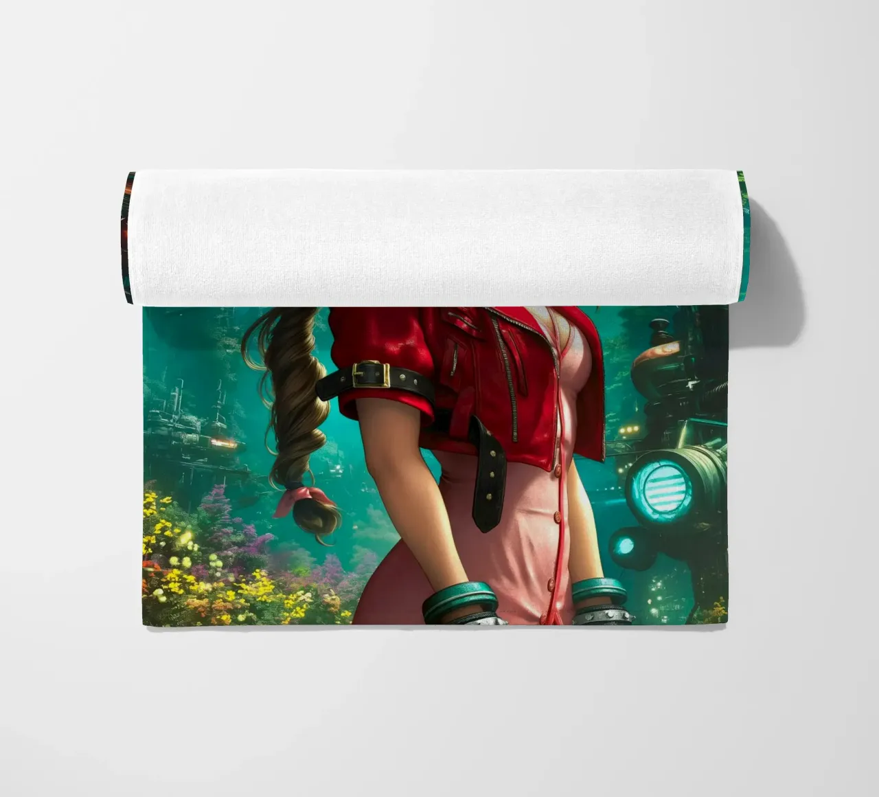 Aerith Final Fantasy VII FFVII FF7 telo mare da Fleur de Lys