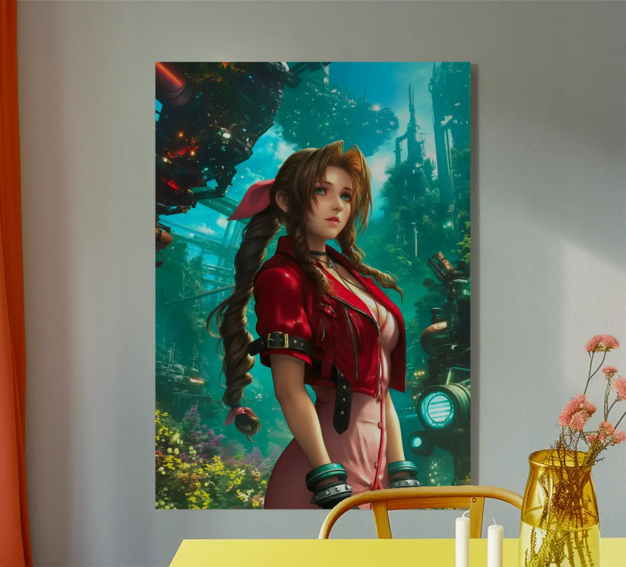 Aerith Final Fantasy VII FFVII FF7 plexiglass da Fleur de Lys