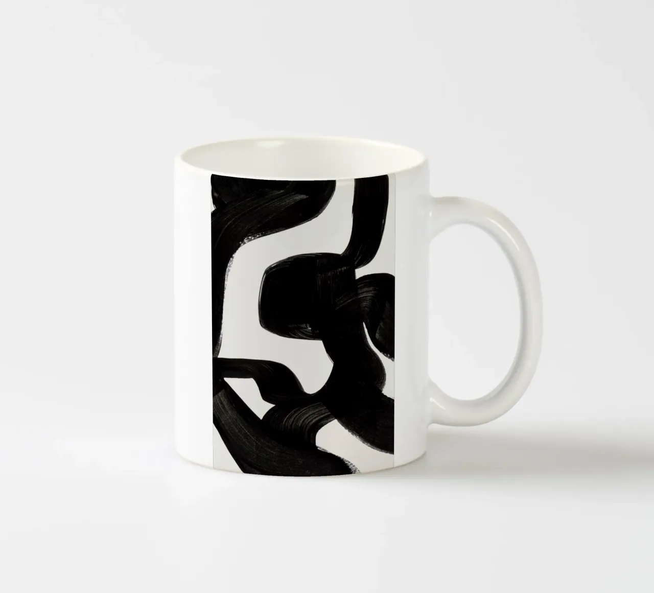 Zebra taza de cerámica de EnShape