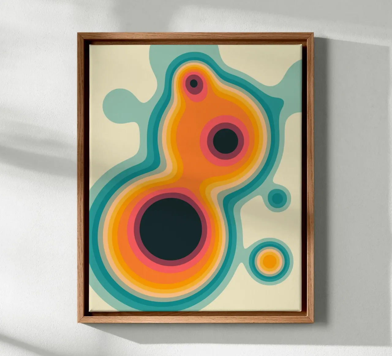 FLUX 2 tela con Cornice a cassetta da Jazzberry Blue