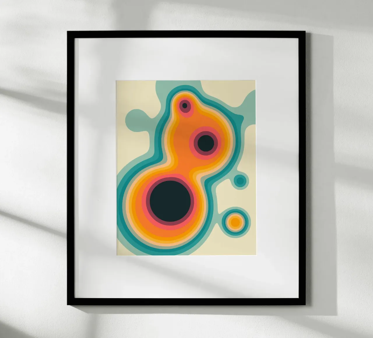 FLUX 2 poster con telaio in plastica da Jazzberry Blue
