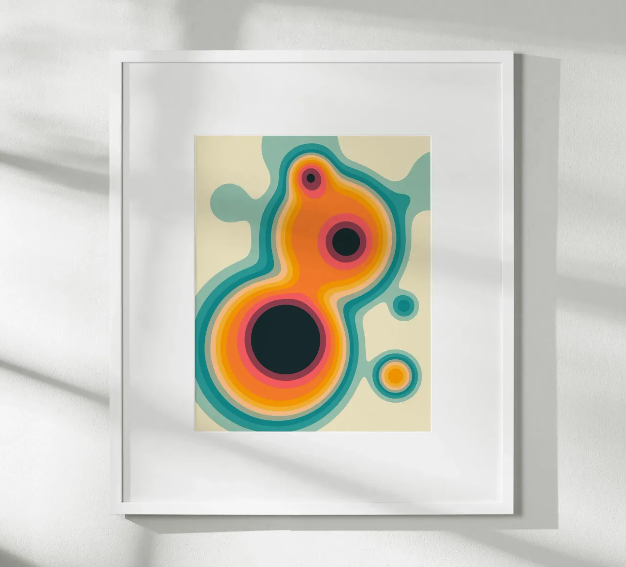FLUX 2 poster con telaio in plastica da Jazzberry Blue