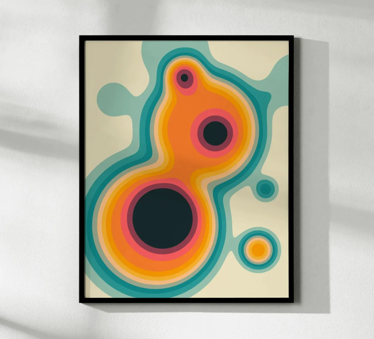 FLUX 2 poster con telaio in plastica da Jazzberry Blue